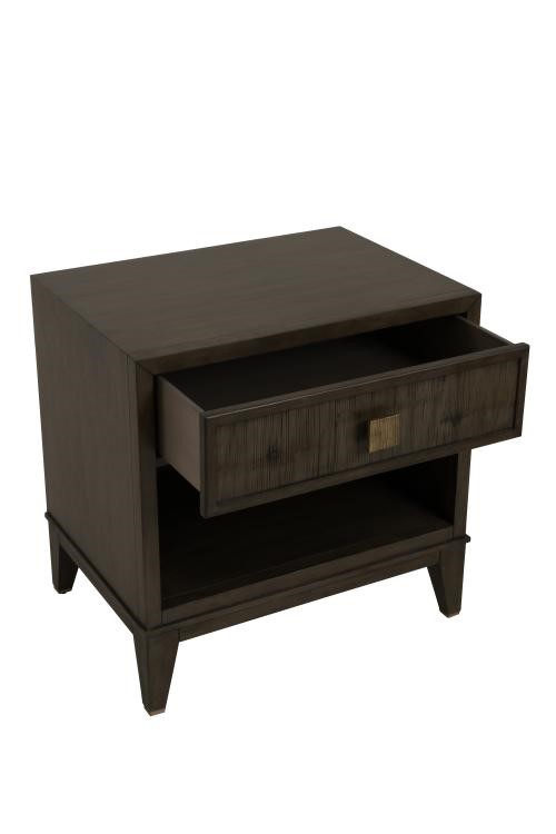 Century CT1010-MK - Carlyle 1 Drawer Nightstand-Mink Grey