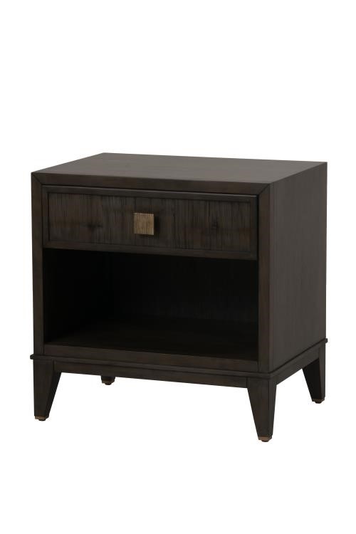 century CT1010-MK - Carlyle 1 Drawer Nightstand-Mink Grey