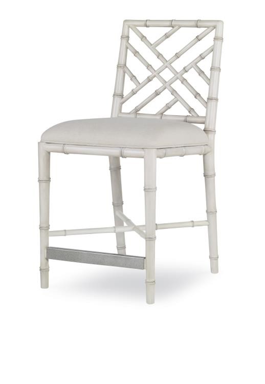 century CT2008C-AW-FL - Brighton Counter Stool-Antique White/Flax