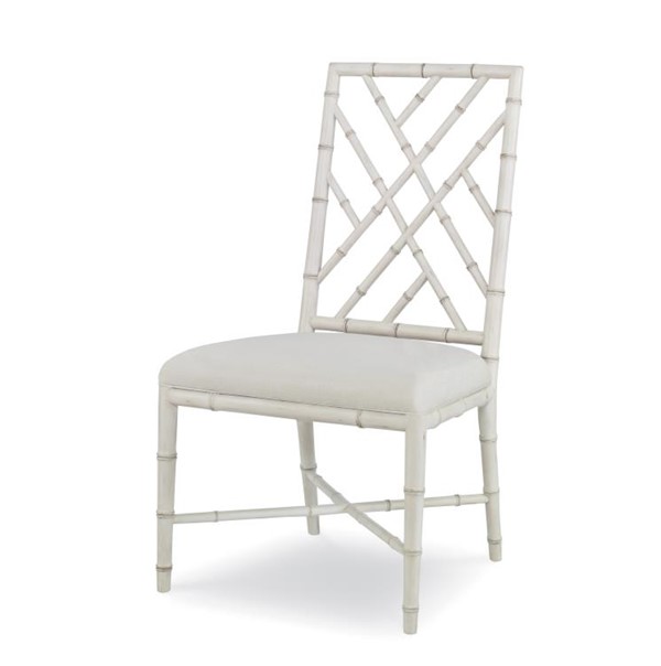 century CT2008S-AW-FL - Brighton Side Chair-Antique White/Flax