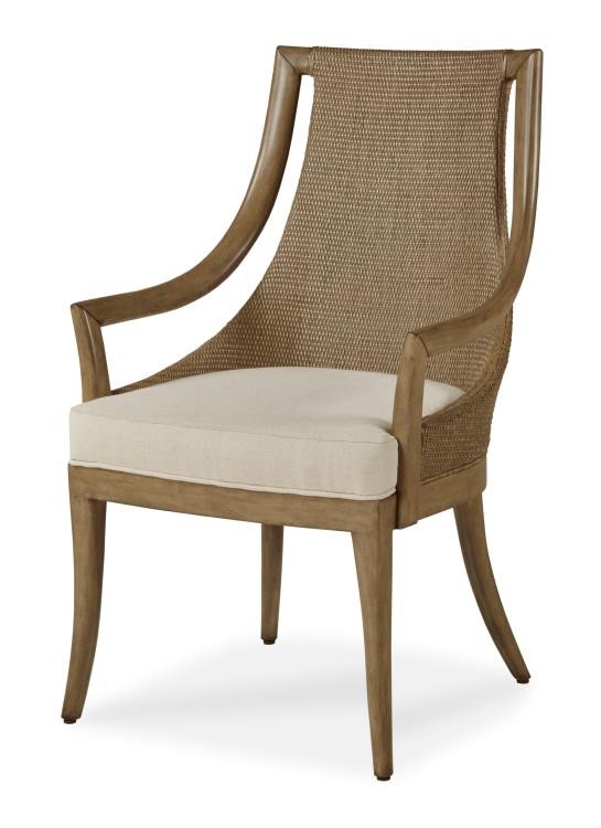 century CT2100-GR-FL - Paragon Dining Chair - Morel Grey/Flax