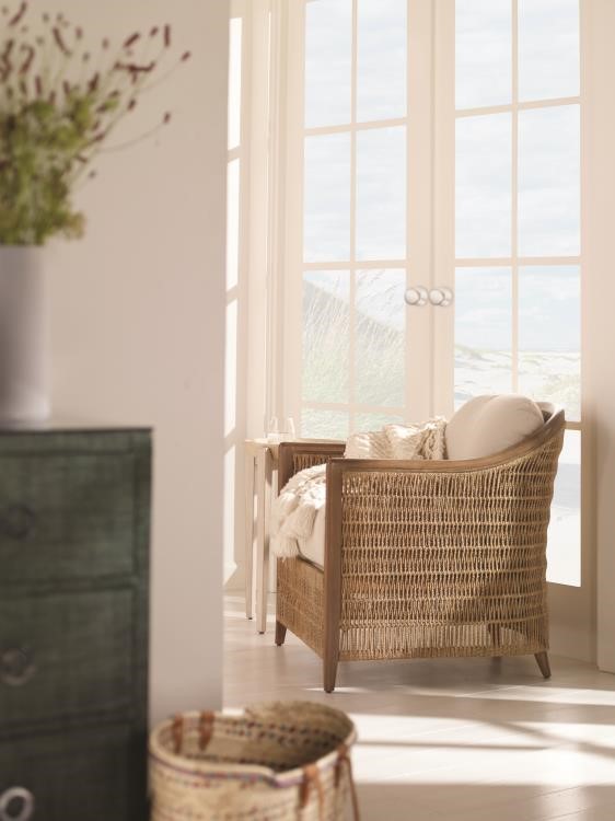 Century CT2101-NT-FL - Avalon Lounge Chair - Natural/Flax