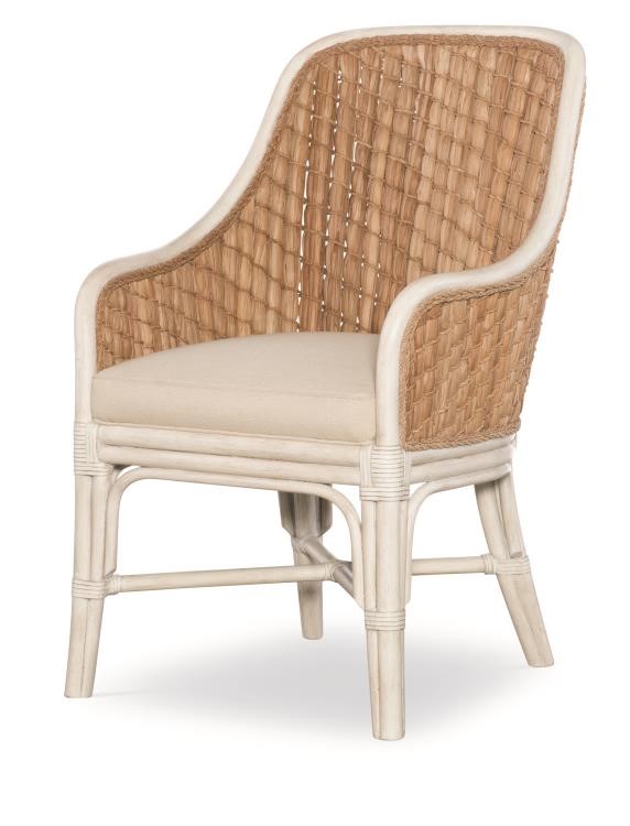 century CT2109A-PN-FL - Amelia Arm Chair - Peninsula/Flax