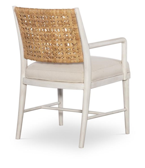 Century CT2110A-NT-FL - Naples Arm Chair - Natural/Flax