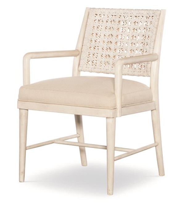 century CT2110A-PN-FL - Naples Arm Chair - Peninsula/Flax