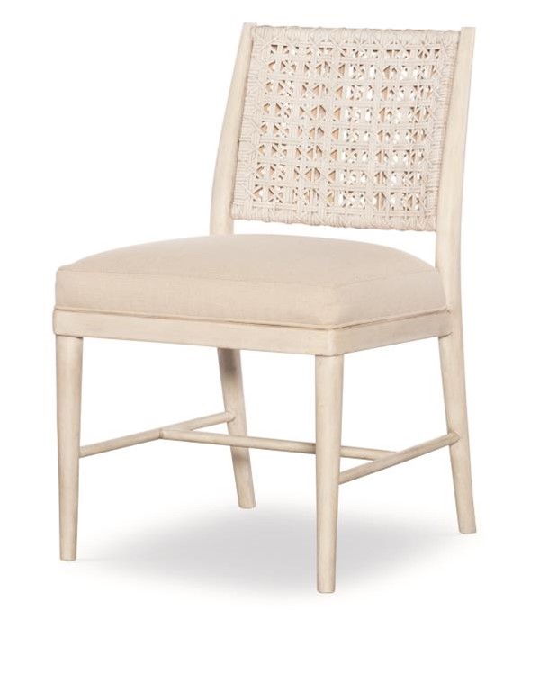 century CT2110S-PN-FL - Naples Side Chair - Peninsula/Flax