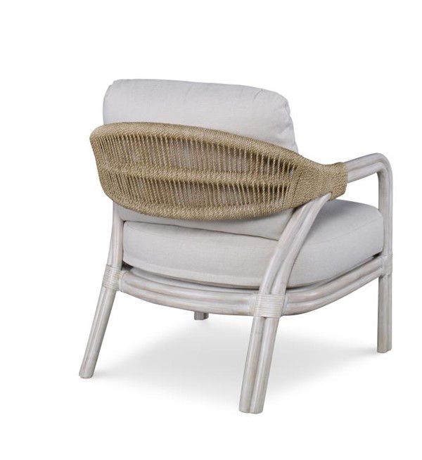 Century CT2117-NT-FL - Edisto Lounge Chair - Natural/Flax