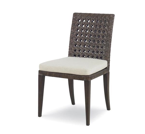 century CT4001S-MK-FL - Litchfield Side Chair-Mink Grey/Flax