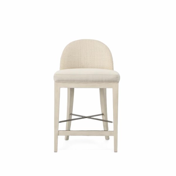 Century CT4004C-PN-FL - Tybee Counter Stool-Peninsula/Flax
