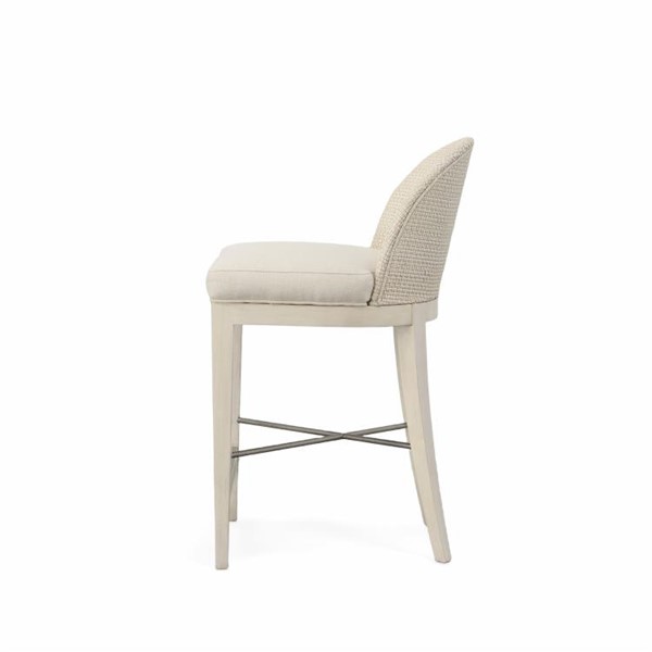 Century CT4004C-PN-FL - Tybee Counter Stool-Peninsula/Flax