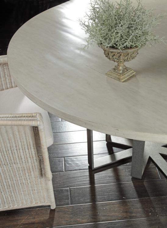 Century CT4007-PN - Fripp Round Dining Table-Peninsula