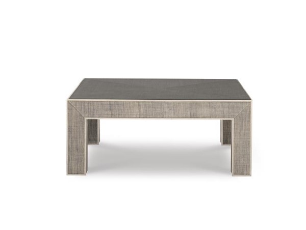 Century CT5008-FG-PN - Newport Square Coffee Table-French Grey/Peninsula
