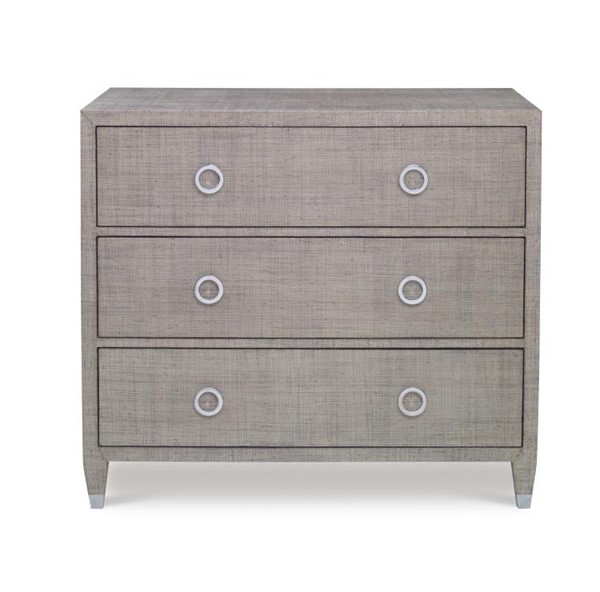 Century CT5019-FG - Charleston 3 Drawer Chest-French Grey