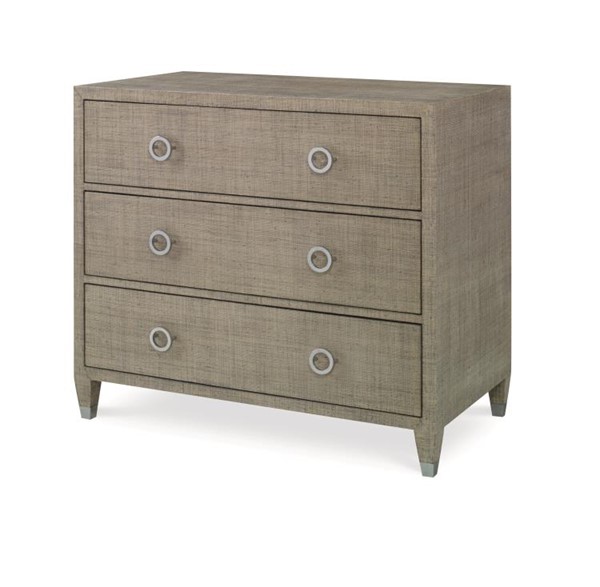 century CT5019-FG - Charleston 3 Drawer Chest-French Grey