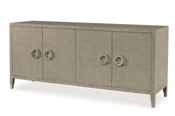century CT5039-FG - Charleston 4 Door Credenza-French Grey