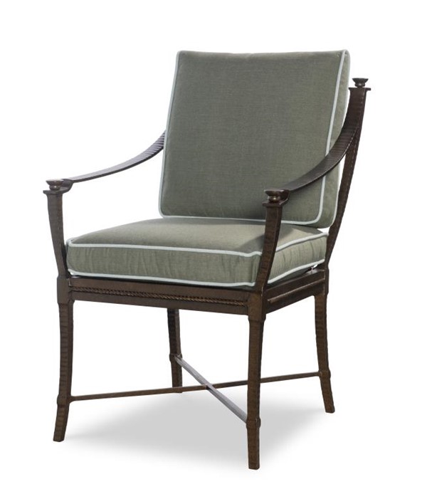 century D12MB-54-1 - Andalusia Metal Back Dining Arm Chair