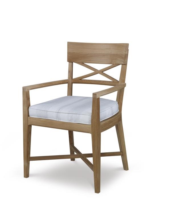century D43-52-PAD - West Bay Teak Dining Arm Chair Pad