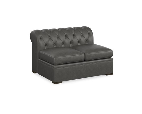 Century LR-7701-82 - Classic Chesterfield Configurable Armless Love Seat