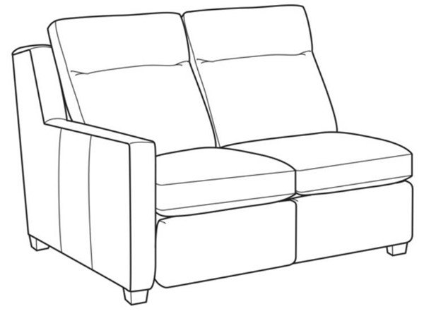 century LR-C1009-62EM - Braxton Laf Electric Motion Wh Love Seat