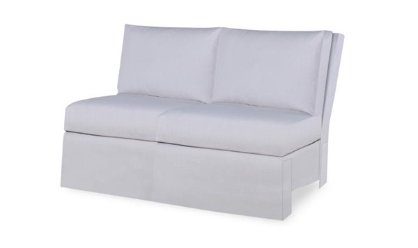century LTD5294-82SK - Sloane Skirted Armless Love Seat
