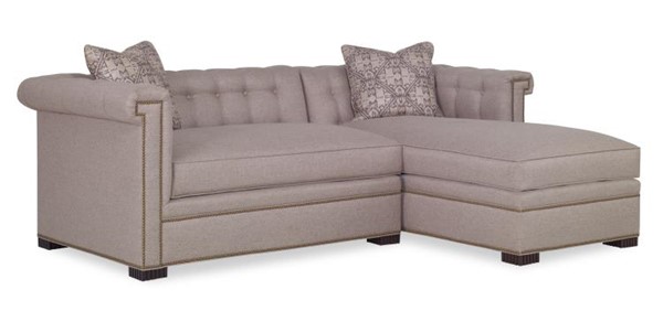 Century LTD7700-62 - Modern Chesterfield Configurable Laf Love Seat