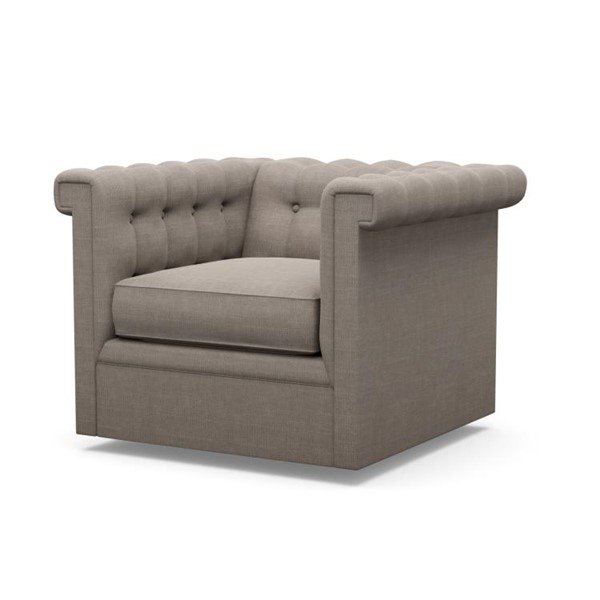 Century LTD7700-8 - Modern Chesterfield Configurable Swivel Chair