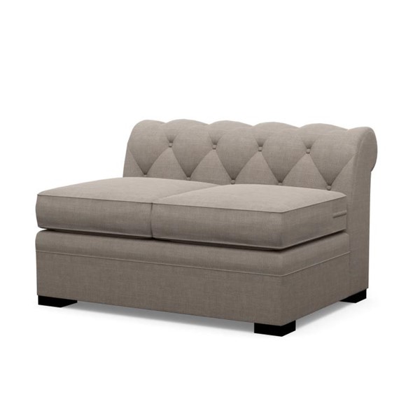 Century LTD7701-82 - Classic Chesterfield Configurable Armless Love Seat