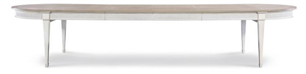 Century MN5445-V2 - Barrington Dining Table - White/Silver