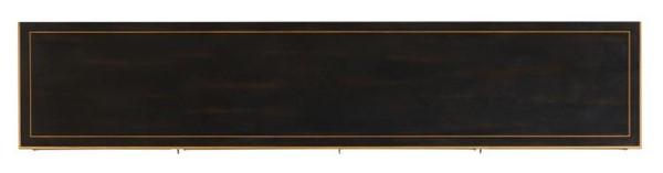 Century MN5544 - Barrington Four Door Sideboard - Black/Gold