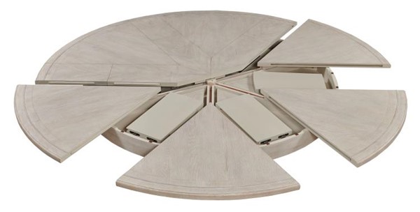 Century MN5863-V2 - Collin Expandable Dining Table - White Rustic