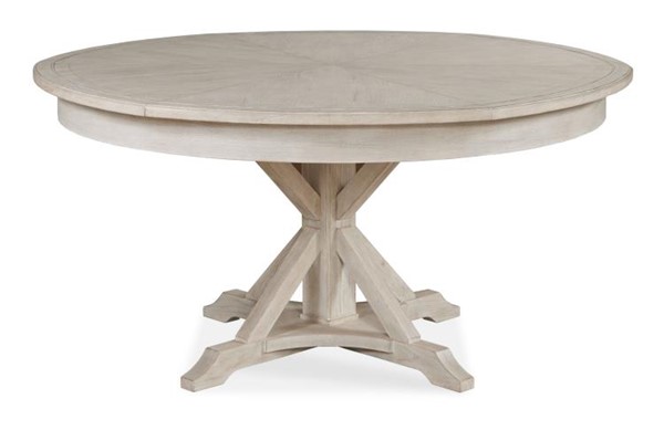 century MN5863-V2 - Collin Expandable Dining Table - White Rustic