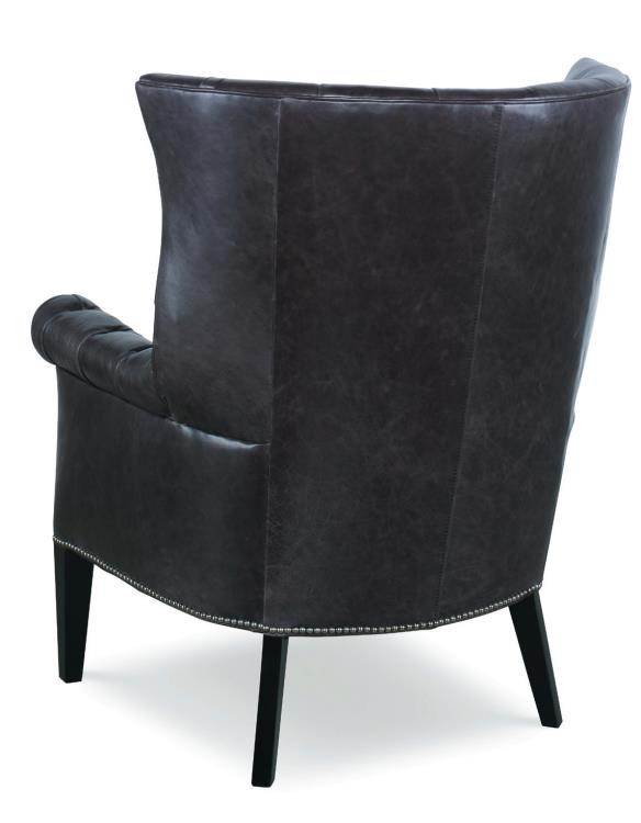 Century PLR-15106-BRUNETTE - Empress Tufted Wing Chair