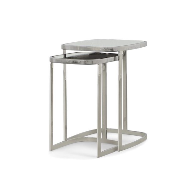 century SF6089 - Bhodi Nesting Tables - Polished Nickel