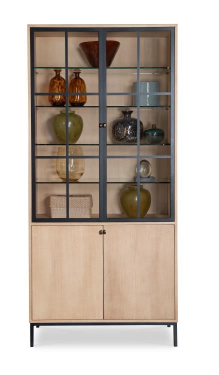 Century SF6161 - Open Sky Tall Display Cabinet - Natural