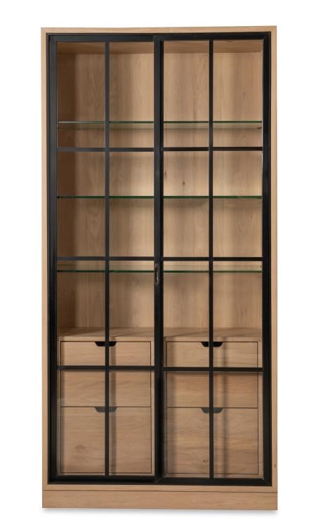 Century SF6211 - Open Sky Tall Display Cabinet - Natural