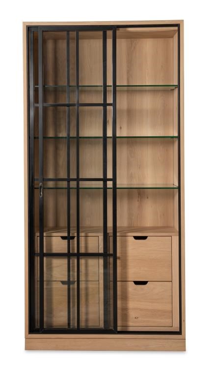 Century SF6211 - Open Sky Tall Display Cabinet - Natural