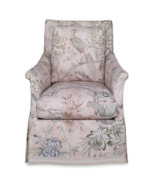 Century SIG2101-8SK - Carrington Skirted Swivel Chair