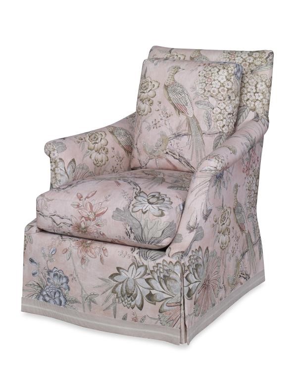 century SIG2101-8SK - Carrington Skirted Swivel Chair