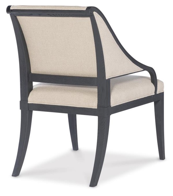 Century TS-CCU-3151-6-F1 - Sören Accent Chair - Swedish Wirebrushed Black