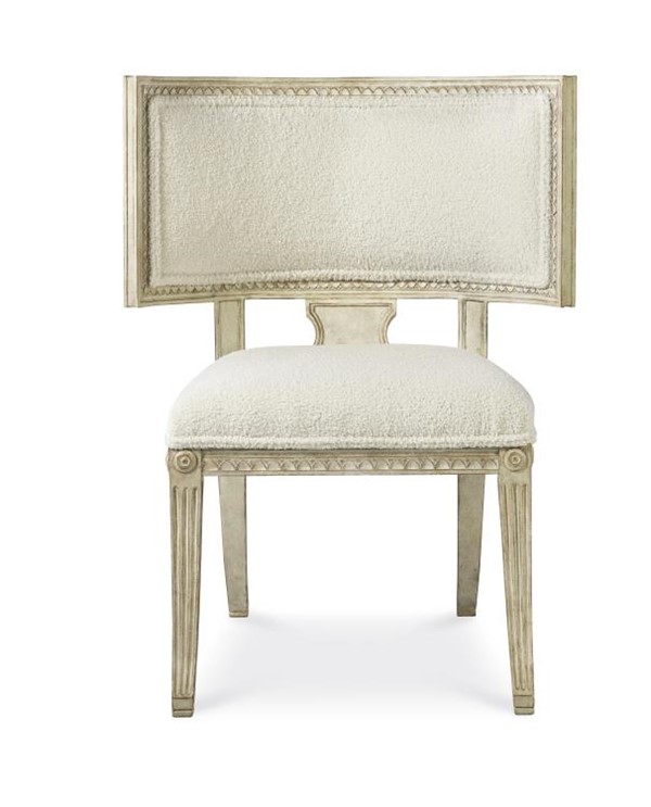 Century TS-CCU-3153-6-F1 - Lars Accent Chair - Swedish Scraped White