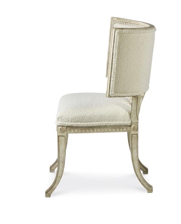 Century TS-CCU-3153-6-F1 - Lars Accent Chair - Swedish Scraped White