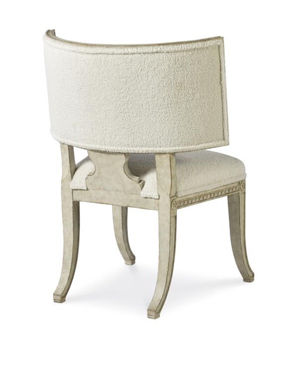 Century TS-CCU-3153-6-F1 - Lars Accent Chair - Swedish Scraped White