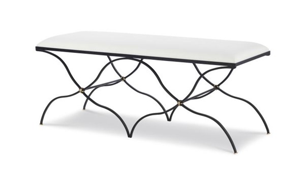 century TS-CCU-3159-17-F1 - Elisabet Bench - Brass & Iron Knot