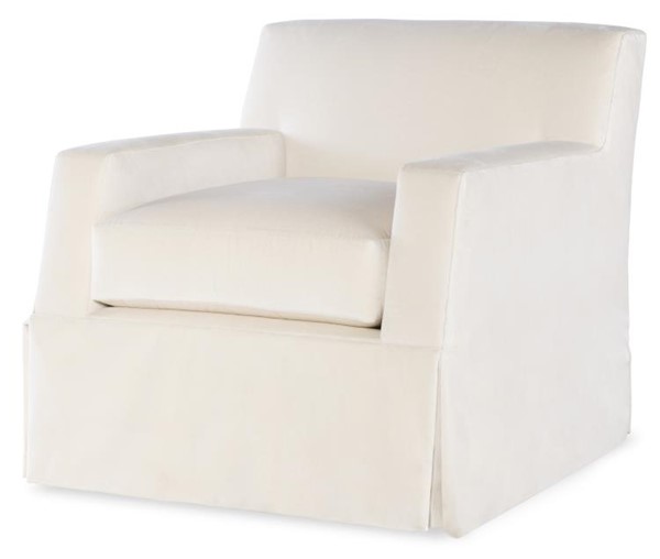 century TS-LT9-1068-8SK - François Skirted Swivel Chair