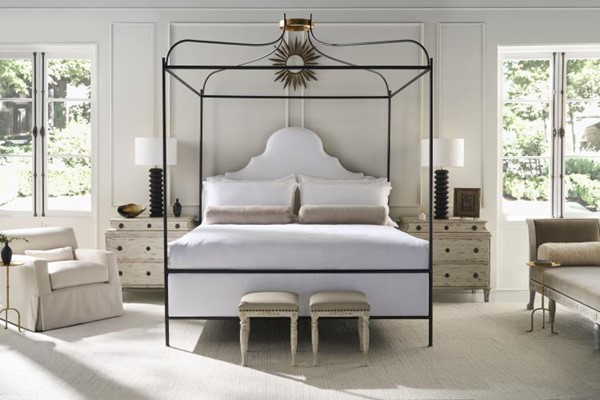 Century TSA-222-V1 - Alexandre I Nightstand - Swedish Scraped Bone