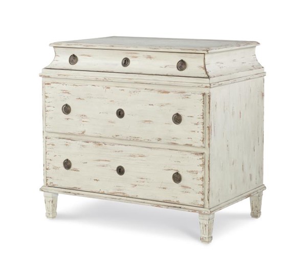 century TSA-222-V1 - Alexandre I Nightstand - Swedish Scraped Bone
