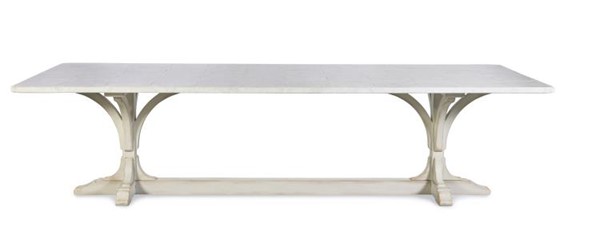 Century TSA-304S-120-V1 - Lucca Ii 120" Dining Table - Stone Top