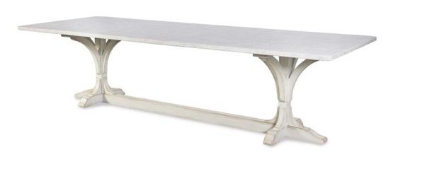 century TSA-304S-120-V1 - Lucca Ii 120" Dining Table - Stone Top
