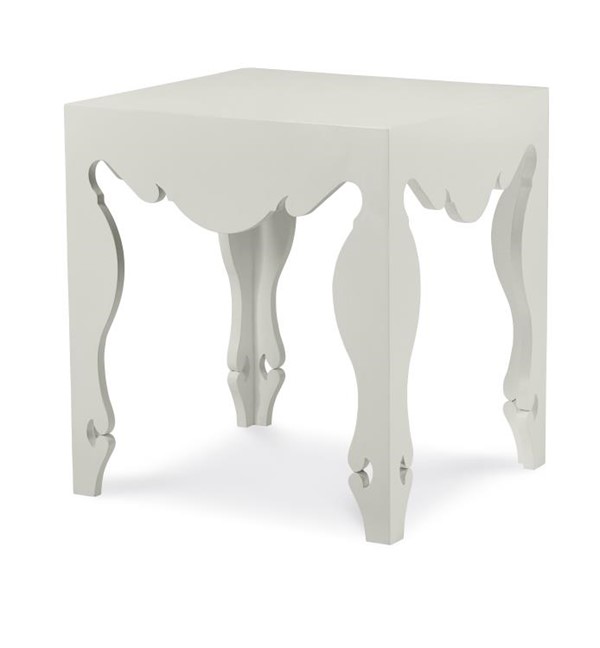 century TSA-625-V1 - Sven Lamp Table - French White Plaster