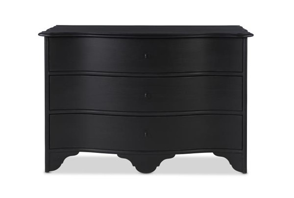 Century TSA-703-V1 - Le Maurice Three Drawer Chest - Swedish Matte Noir